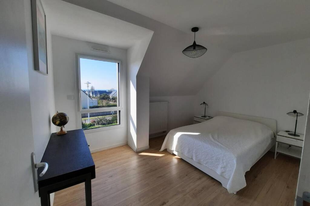 Maison Recente Avec Vue Mer, Plage Et Port A Pied 사르주 외부 사진