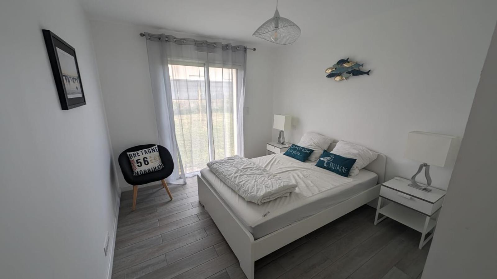 Maison Recente Avec Vue Mer, Plage Et Port A Pied 사르주 외부 사진